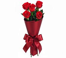 Букет 5 Красных роз Эдлесс Лав в Тоцкое