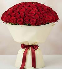 Букет 101 Красная роза Милано в Тоцкое