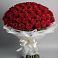 Букет 101 Красная роза Блэк Мэджик в Тоцкое