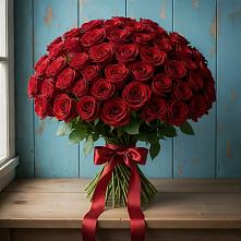 Букет Красные розы Блэк Меджик в Тоцкое