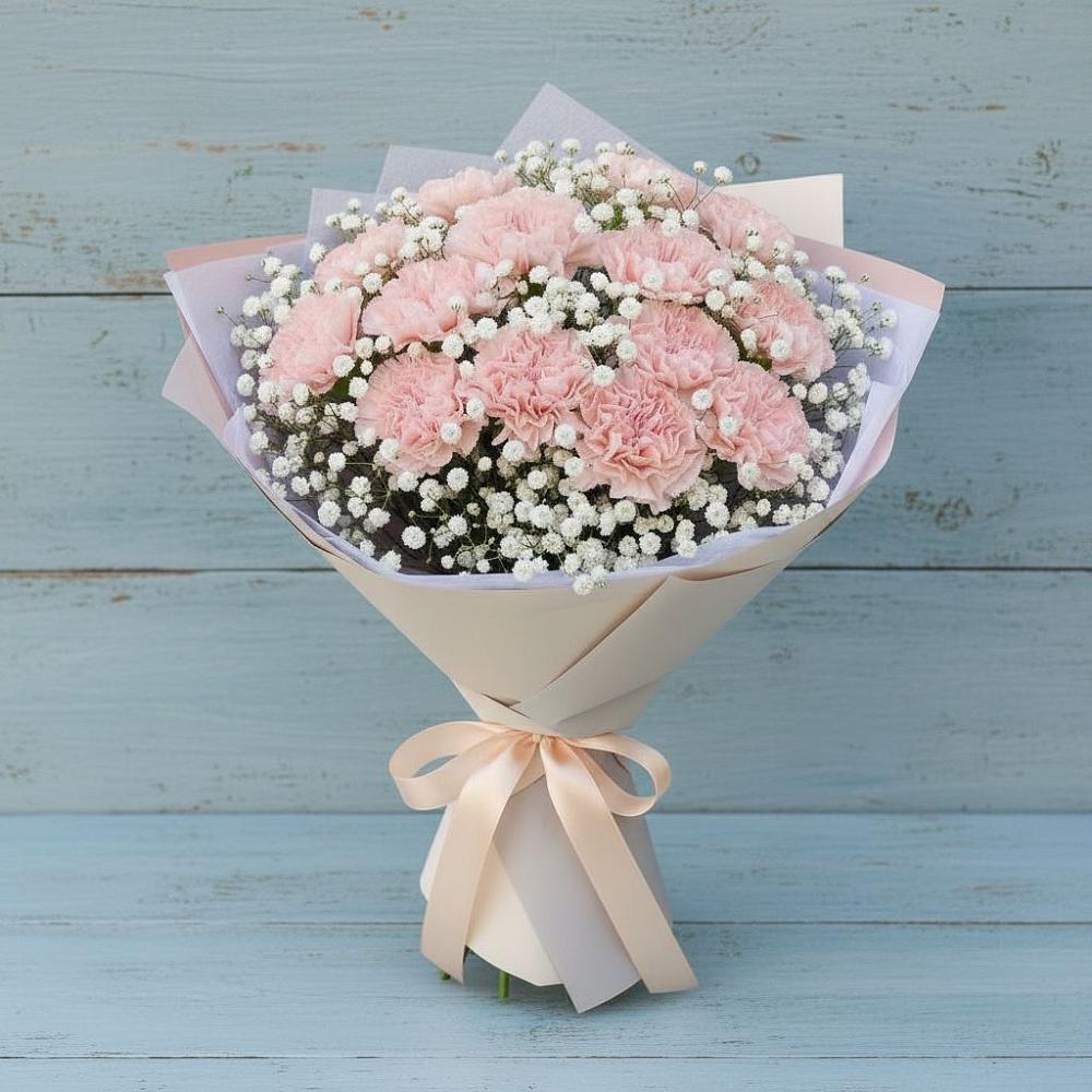 Букет цветов из: Гвоздики в Тоцкое