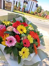 Букет цветов из:  Герберы #REPLACE_PRED# Тоцкое