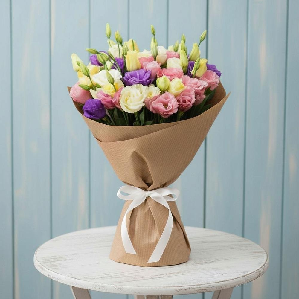 Букет цветов из: Лизиантусы в Тоцкое