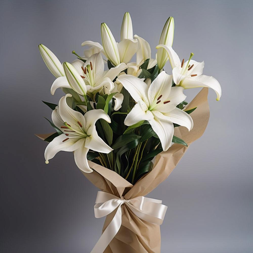 Букет цветов из: Лилии в Тоцкое