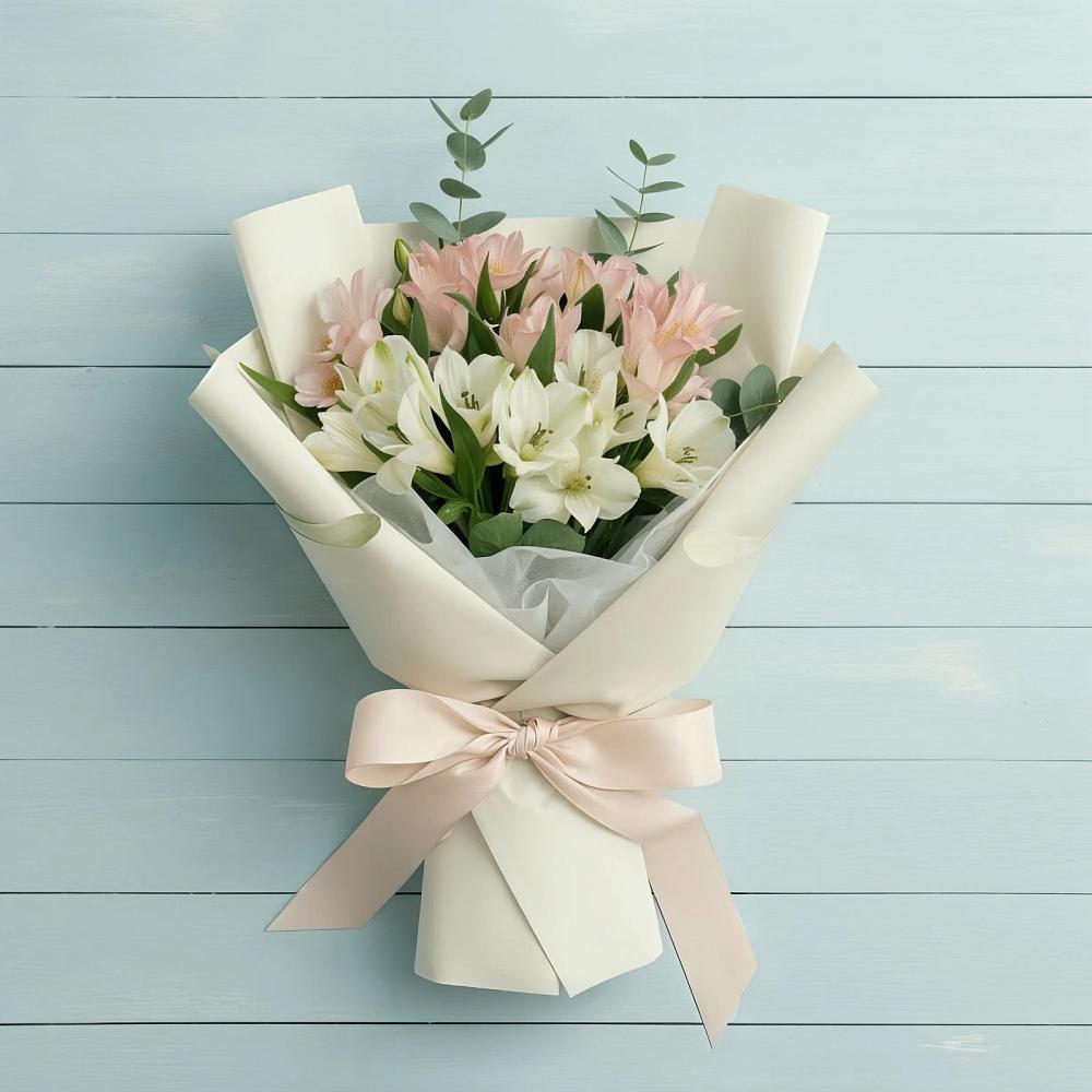 Букет цветов из: Альстромерии в Тоцкое