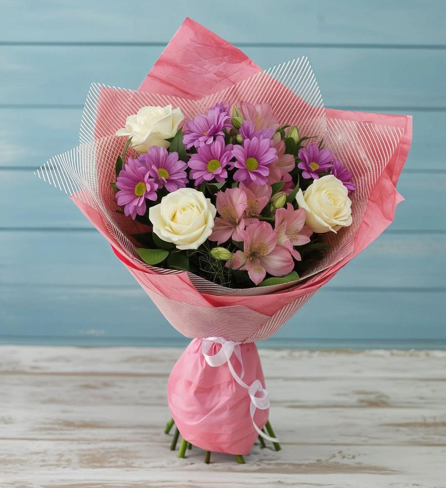 Букет цветов из: Герберы в Тоцкое