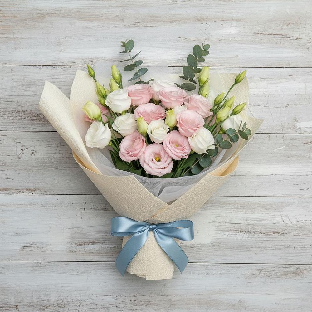 Букет цветов из: Лизиантусы в Тоцкое